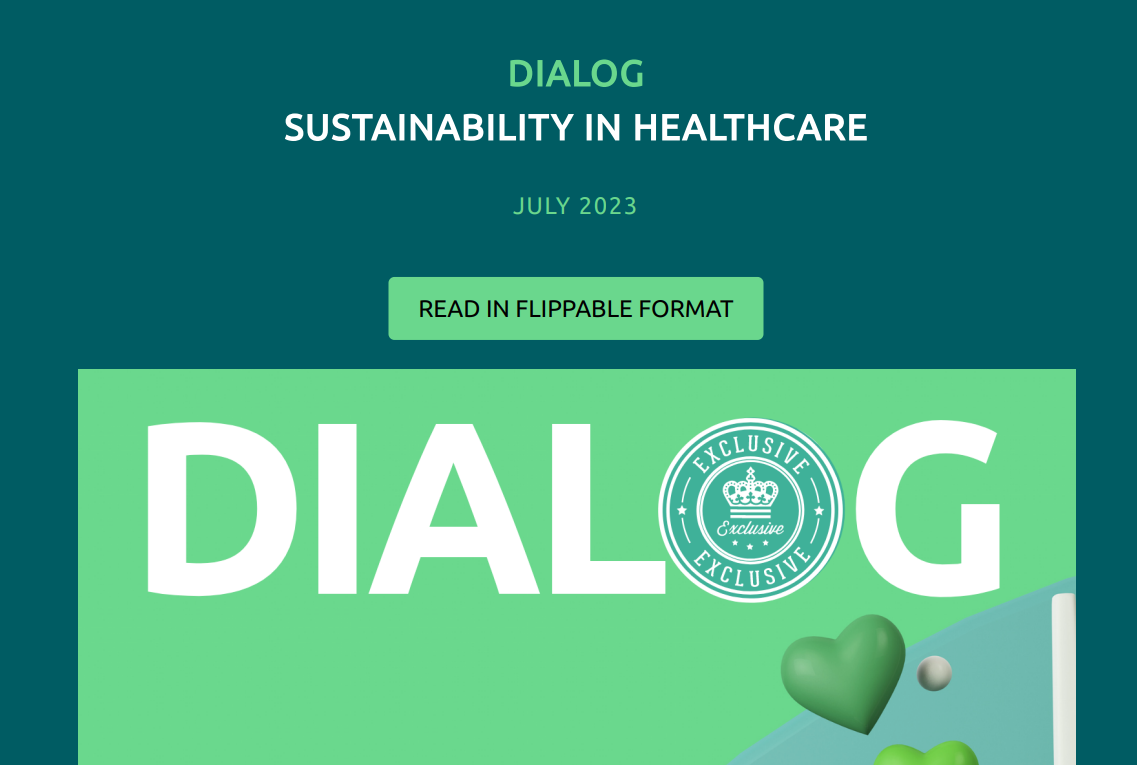 DIALOG - SUSTAINABILITY IN HEALTHCARE - CAHO's ACTION PLAN ON SUSTAINABILITY (CAPS) - July 2023